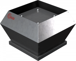 Крышные вентиляторы с вертикальным выбросом воздуха с EC-электродвигателями VSV 630-4L3 EKO